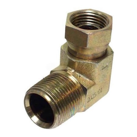 Apache Apache Hydraulic Adapter 39005150, 1/2" Male Pipe X 3/8" Female Pipe Swivel 39005150